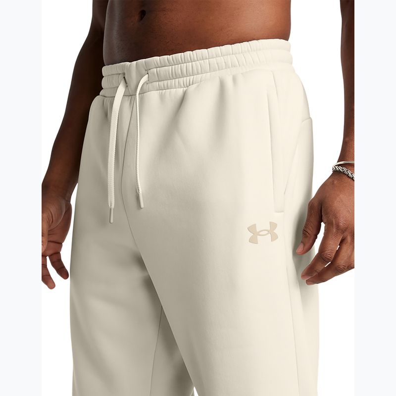 Мъжки панталони Under Armour Fleece Pro Joggers summit white/khaki base 4