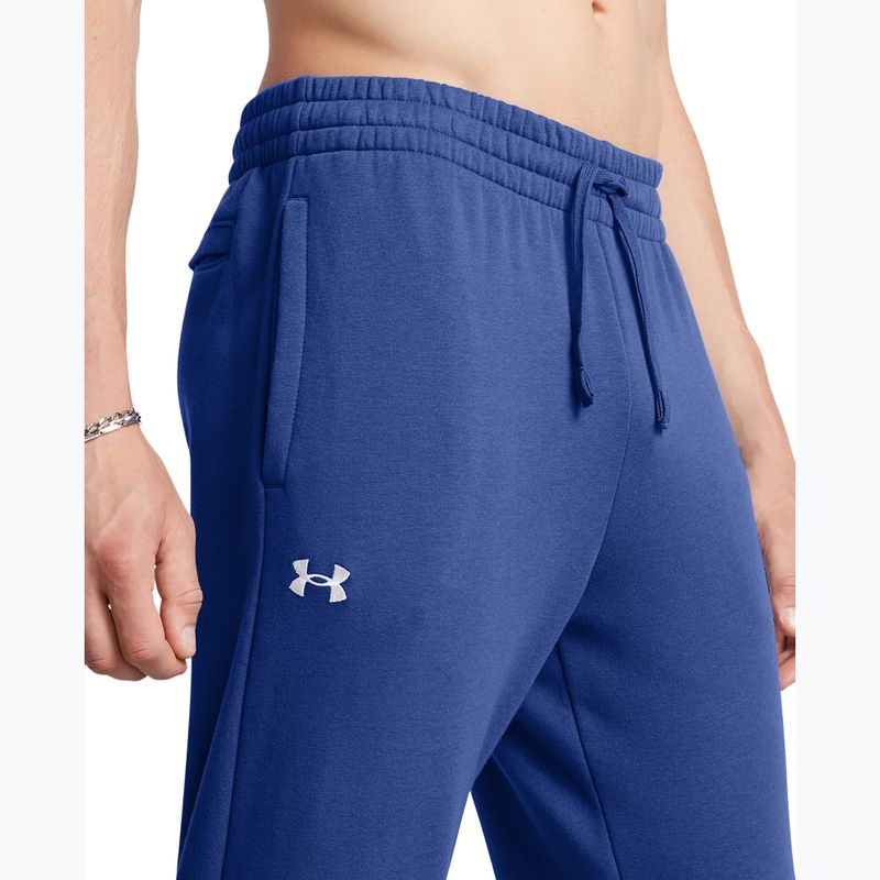 Мъжки панталон Under Armour Rival Fleece Tech blue/white 3