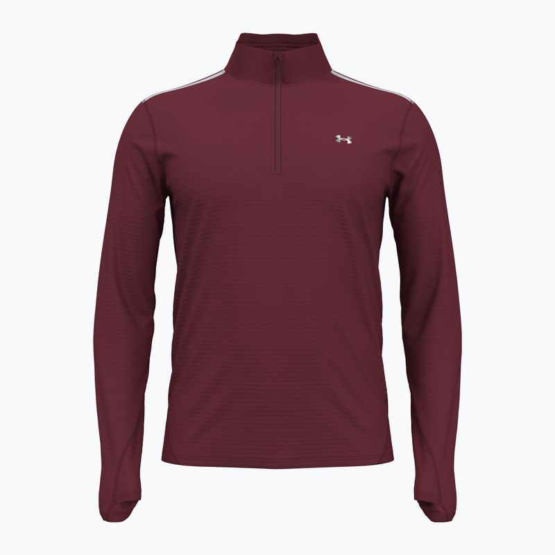 Мъжки суитшърт за бягане Under Armour Vanish CW 1/4 Zip cardinal/reflective