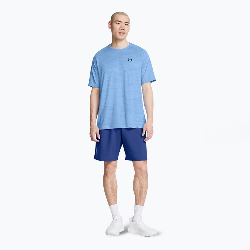 Мъжки тренировъчни шорти Under Armour Woven Wordmark tech blue/horizon blue 2