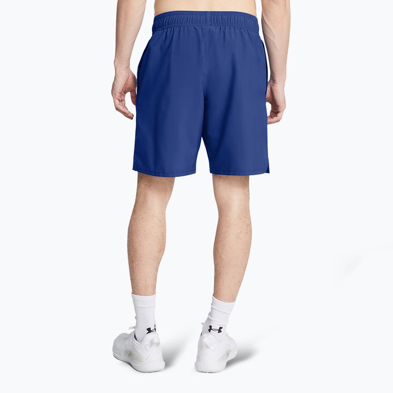 Мъжки тренировъчни шорти Under Armour Woven Wordmark tech blue/horizon blue 3