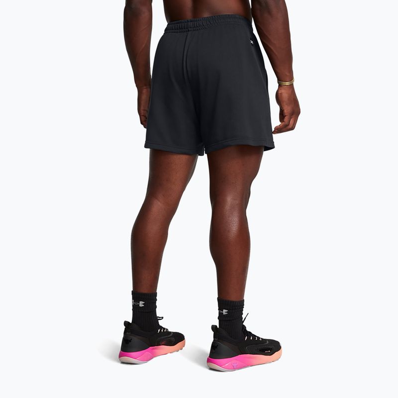 Мъжки къси панталони/шорти Under Armour Project Rock Terry Badge Of Honor Fleece black 3