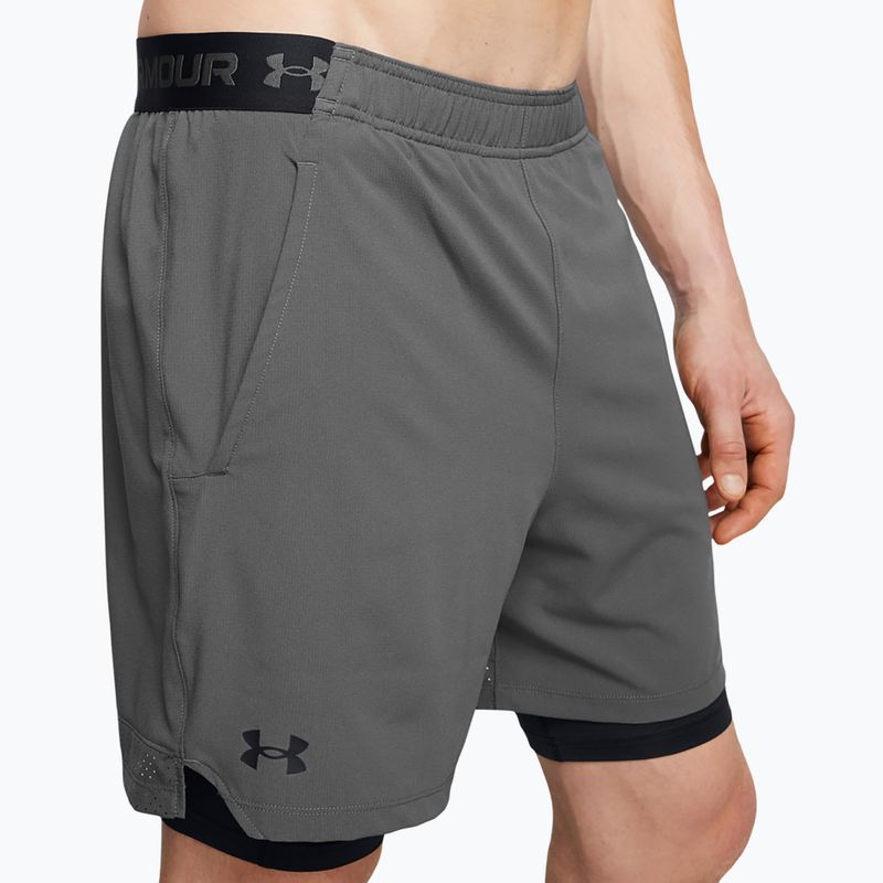 Мъжки шорти за тренировка Under Armour Vanish Woven 2In1 Sts castlerock/black/black 4