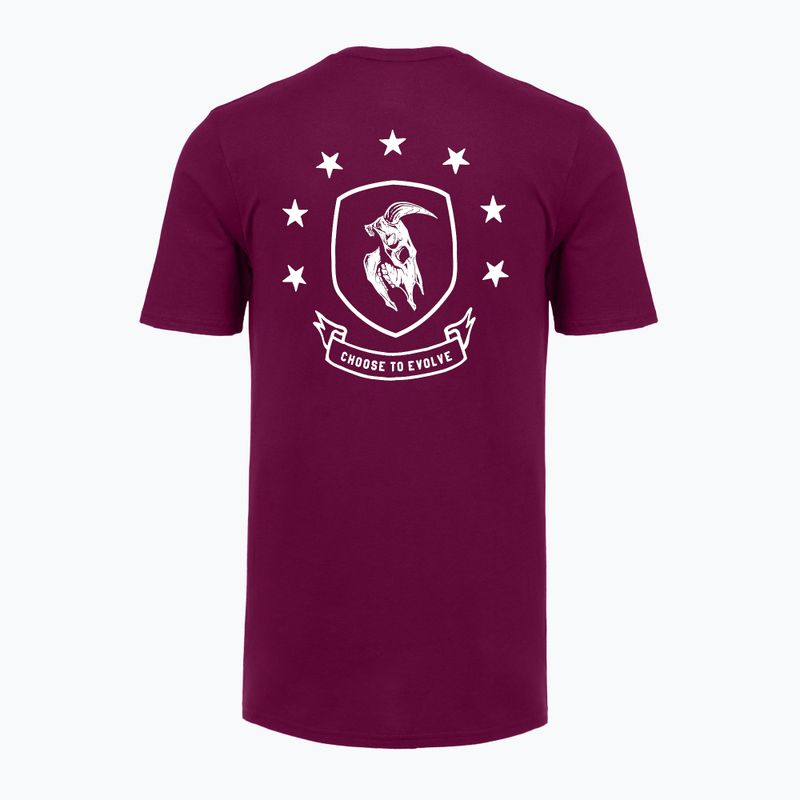 Мъжка тренировъчна тениска Under Armour Project Rock Badge Of Honor purple 4