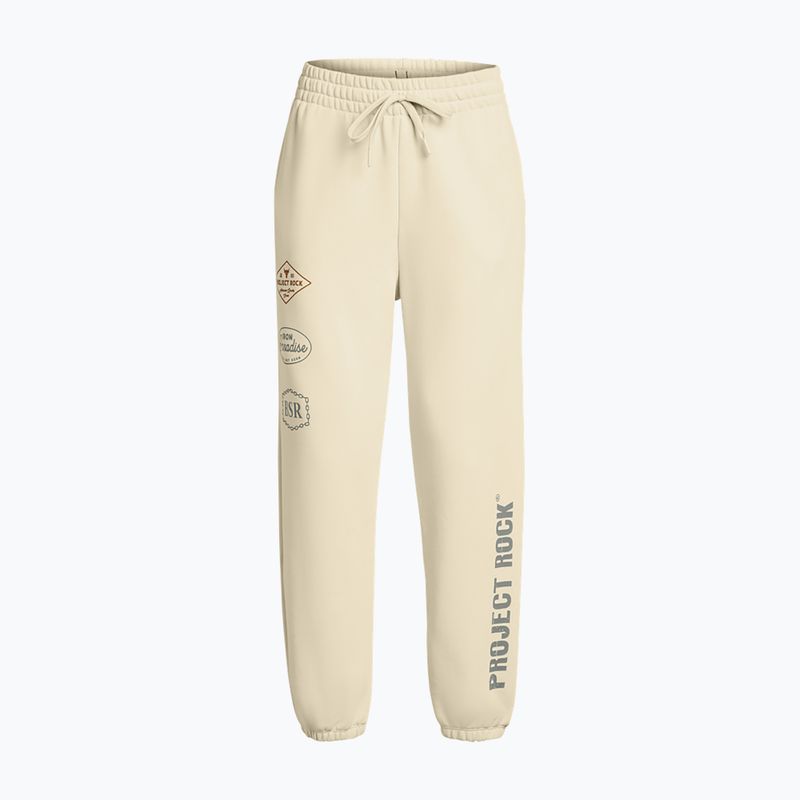 Дамски панталони за тренировка Under Armour Project Rock HWT Pnt silt / clay green 4