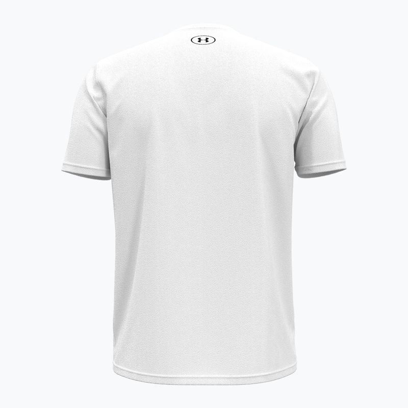 Мъжка тениска за тренировка Under Armour Sliced Wordmark 60/40S white/ black 2