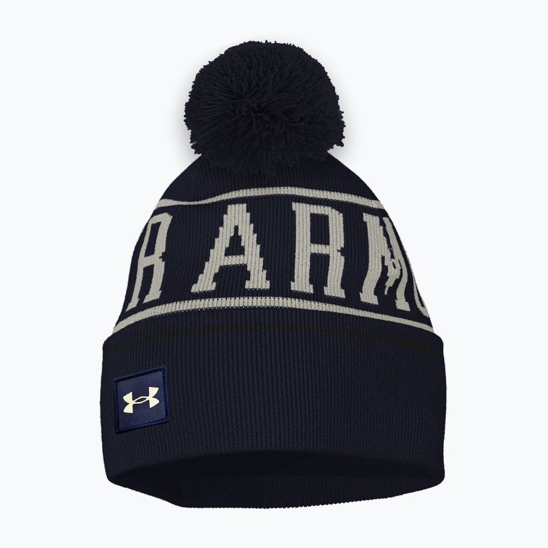 Мъжка зимна шапка Under Armour Halftime Pom Beanie midnight navy/summit white 3
