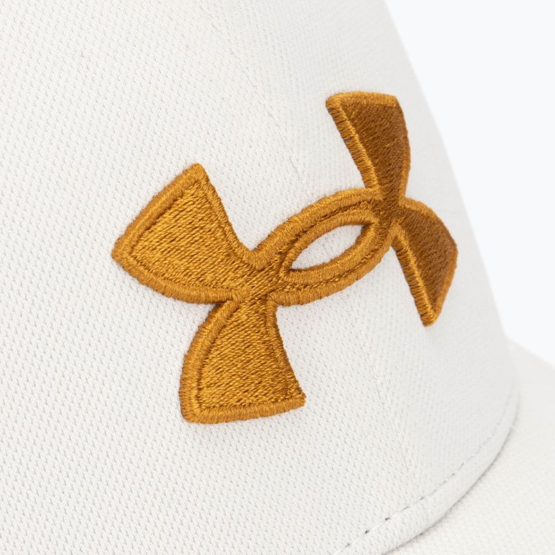 Мъжка бейзболна шапка Under Armour Blitzing summit white/yellow ochre 3