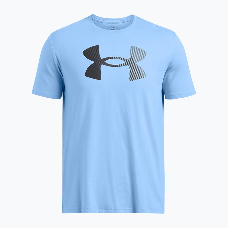 Мъжка тениска Under Armour Big Logo Fill steel horizon blue/black