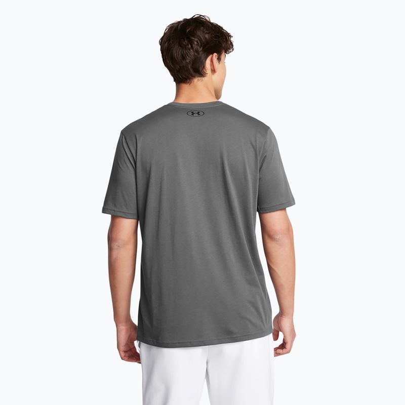 Мъжка тениска Under Armour Sportstyle Left Chest castlerock/black 2