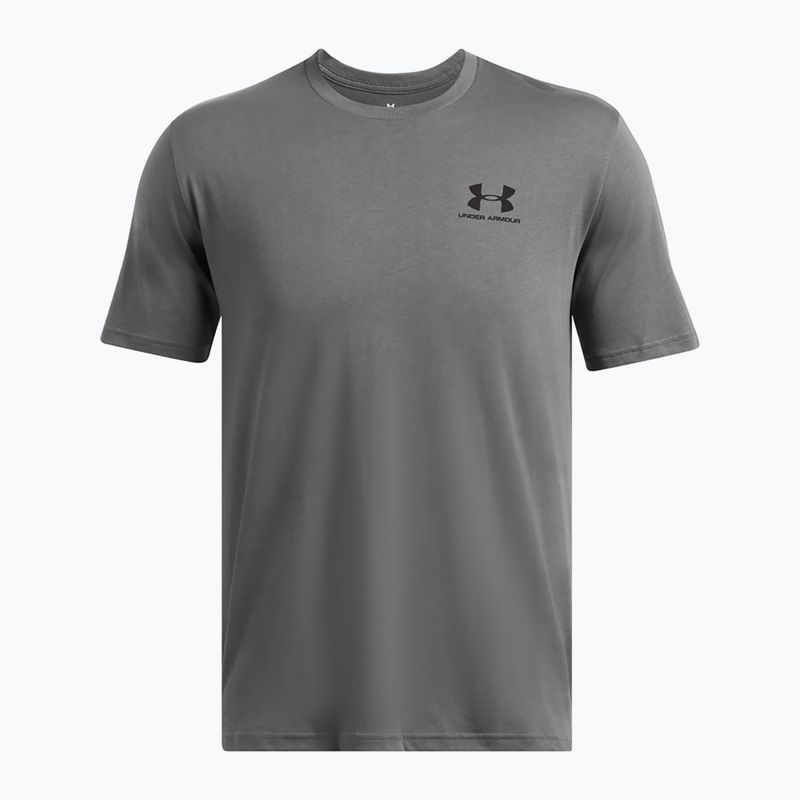 Мъжка тениска Under Armour Sportstyle Left Chest castlerock/black 3
