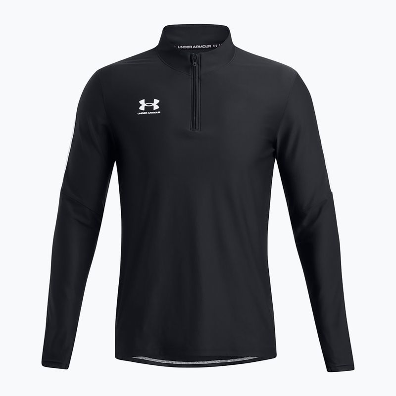 Under Armour Challenger Pro 1/4 Zip black / white мъжки футболен суитшърт 3
