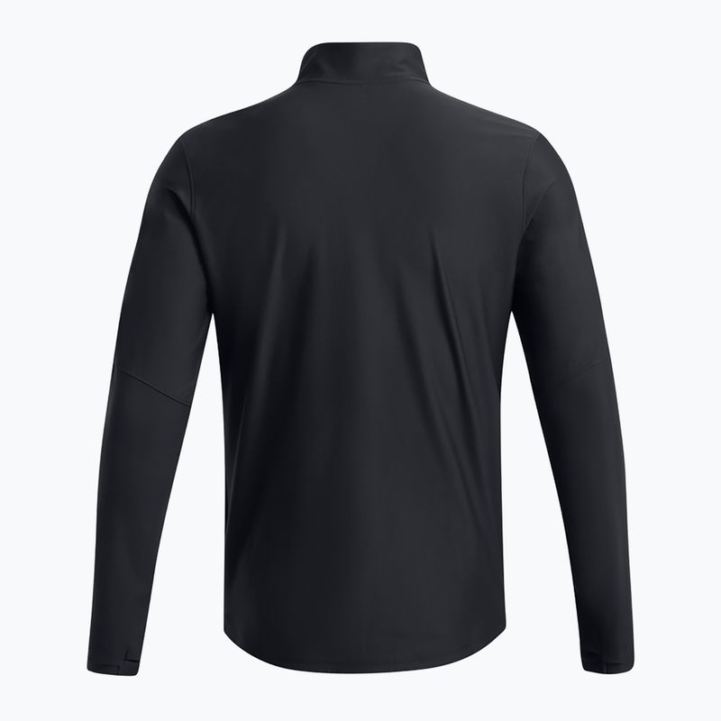 Under Armour Challenger Pro 1/4 Zip black / white мъжки футболен суитшърт 4