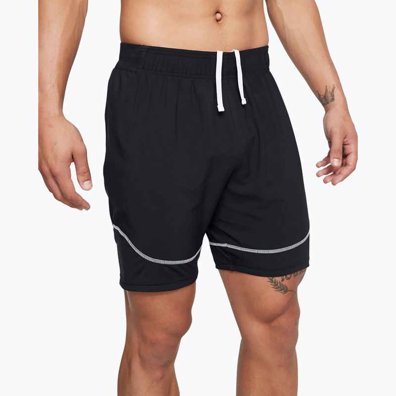 Мъжки футболни шорти Under Armour Challenger Pro Train black / white 4