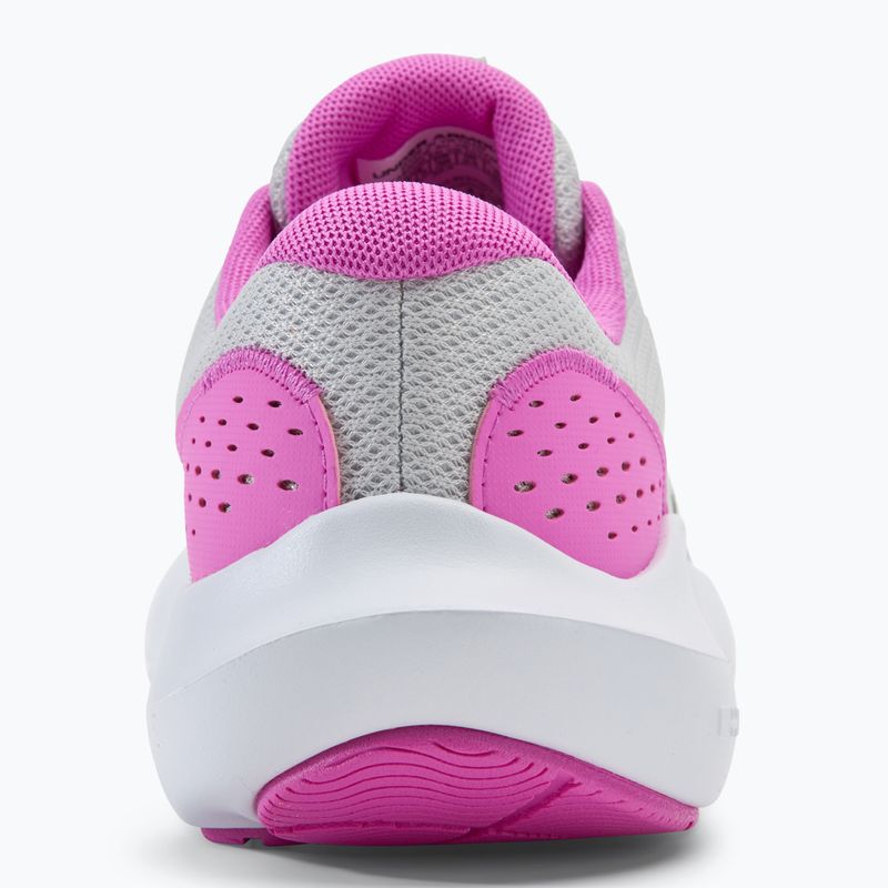 Дамски обувки за бягане Under Armour Charged Surge 4 halo gray/vivid magenta/vivid magenta 6