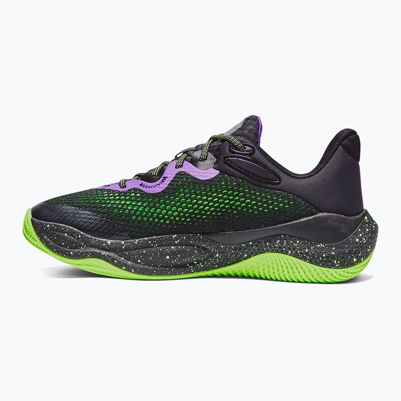 Баскетболни обувки Under Armour Curry Splash 24 purple/lavish/hyper green 2