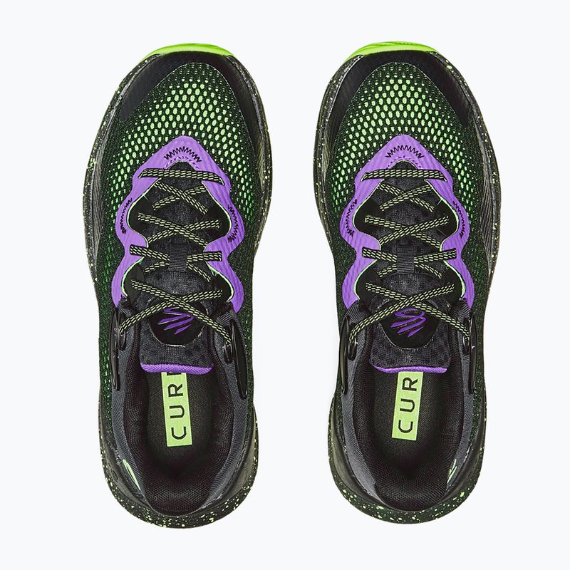Баскетболни обувки Under Armour Curry Splash 24 purple/lavish/hyper green 5