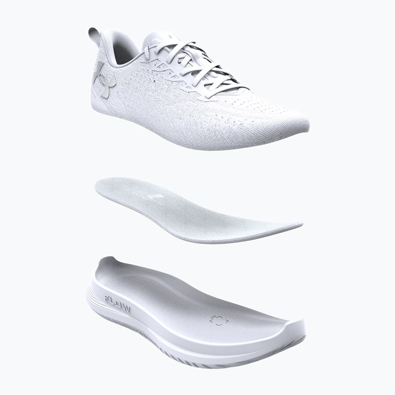 Мъжки маратонки за бягане Under Armour Velociti 4 бяло/бяло/бяло 8