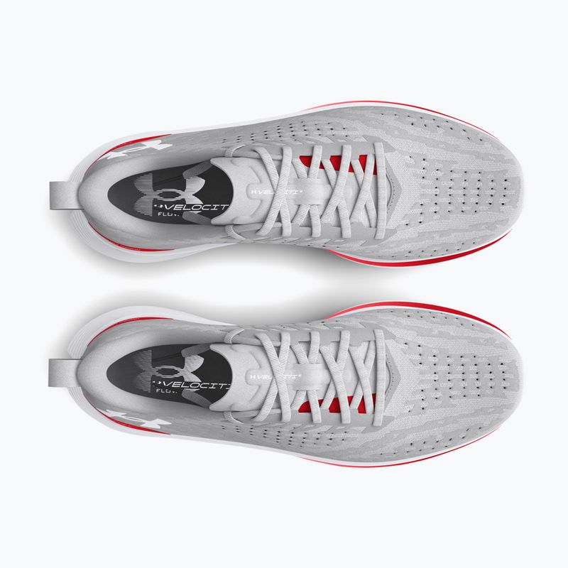 Мъжки обувки за бягане Under Armour Velociti 4 halo gray/racer red/white 4