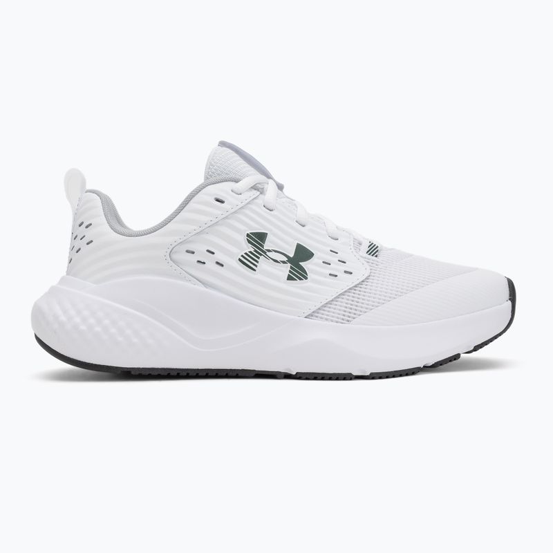 Мъжки обувки за тренировка Under Armour Commit 4 white/mod grey/forest green 2