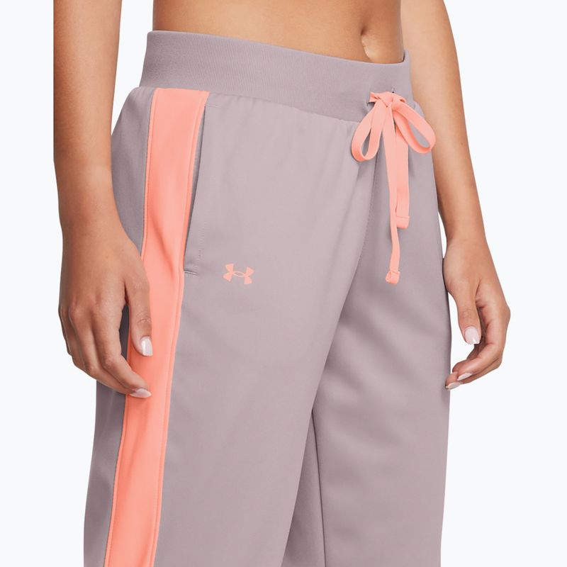 Дамски спортен екип Under Armour Tricot tetra grey/flare orange 3