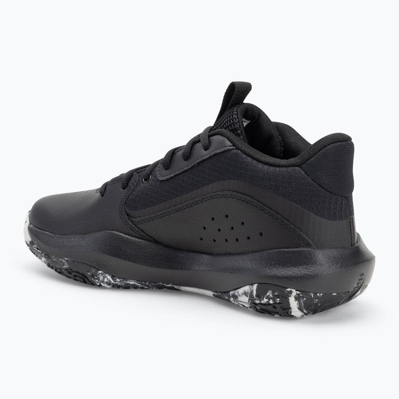 Under Armour Lockdown 7 баскетболни обувки черно/черно/металическо сребро 3