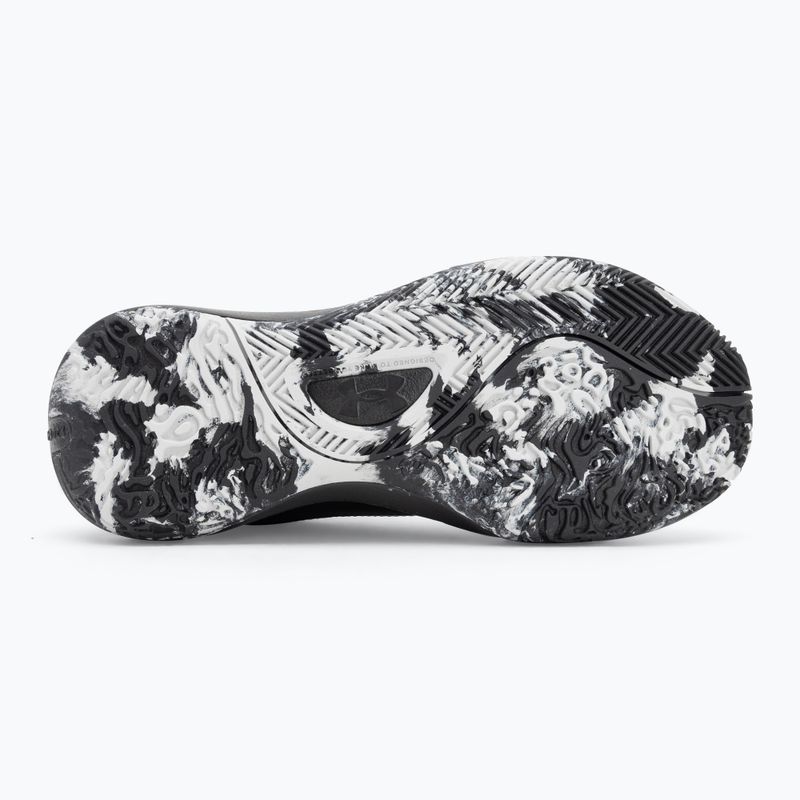 Under Armour Lockdown 7 баскетболни обувки черно/черно/металическо сребро 4