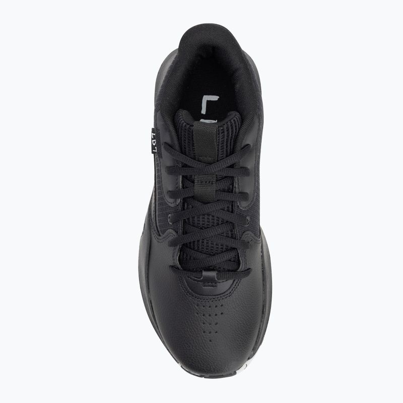 Under Armour Lockdown 7 баскетболни обувки черно/черно/металическо сребро 5
