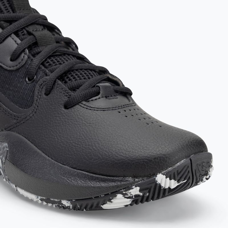 Under Armour Lockdown 7 баскетболни обувки черно/черно/металическо сребро 7
