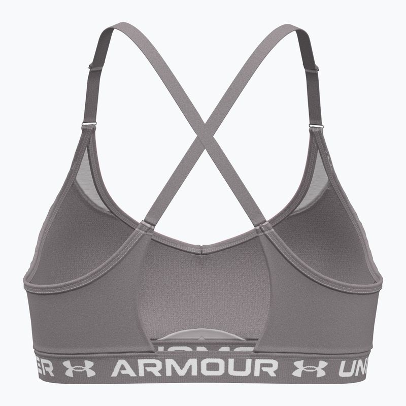 Тренировъчен сутиен Under Armour Crossback Low black/white 2