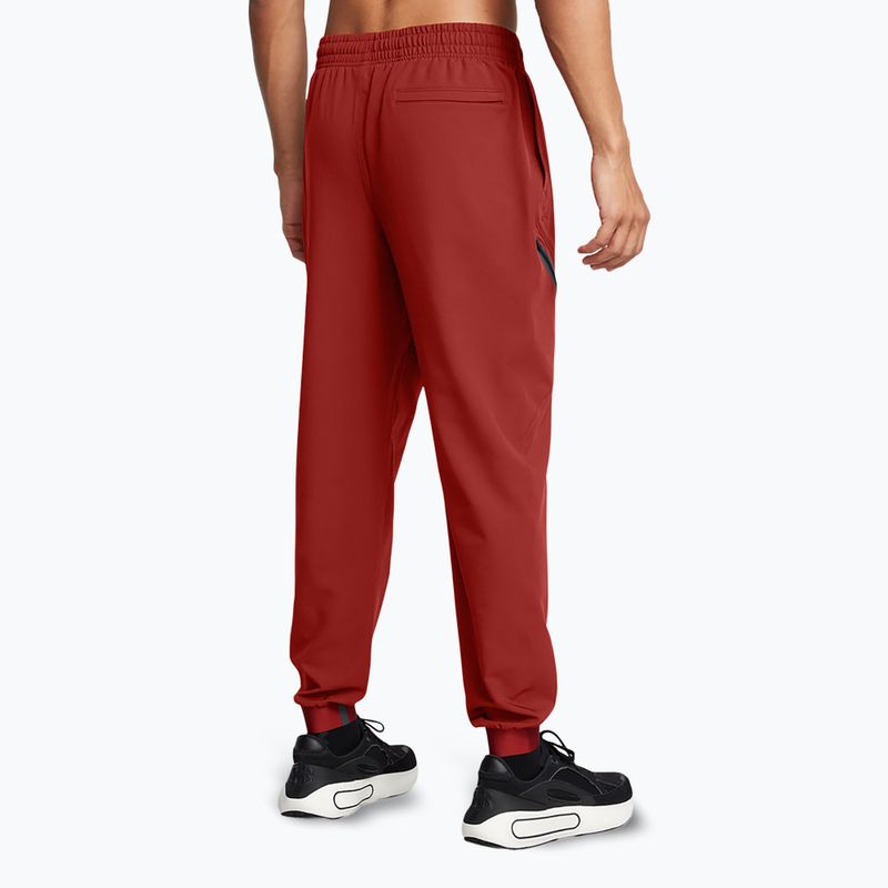 Мъжки панталон Under Armour Unstoppable Joggers earthen orange/black 3