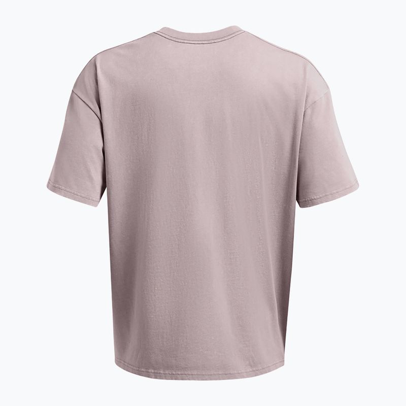 Мъжка тениска Under Armour HW OS Logo Wash tetra grey/white 4