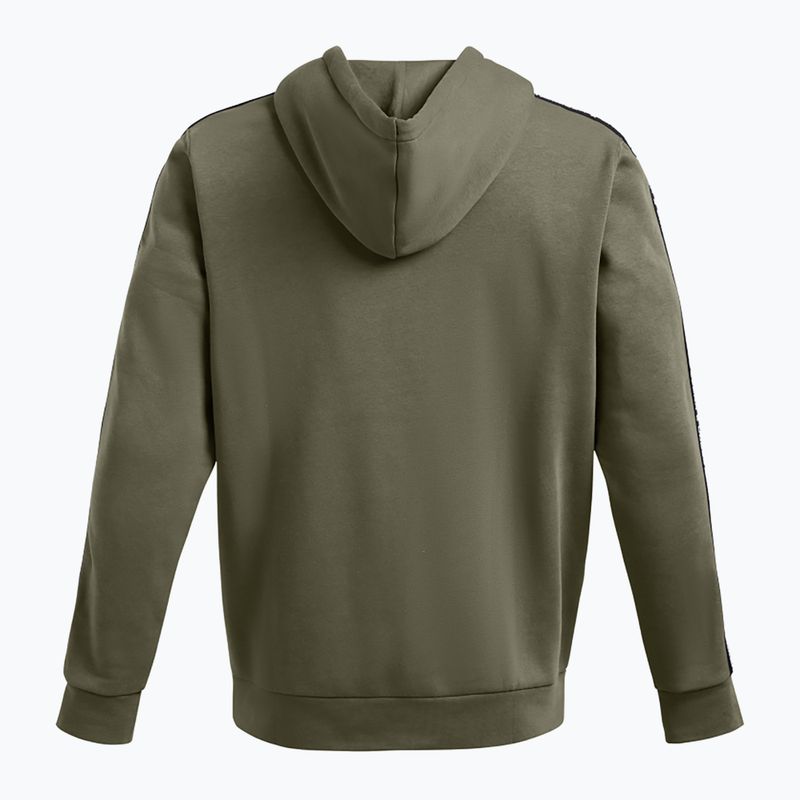 Мъжки суитшърт Under Armour Icon Fleece HD marine green/white 6