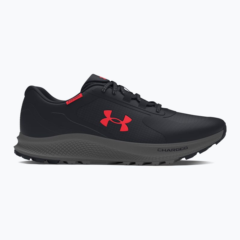 Мъжки обувки за бягане Under Armour Charged Bandit Trail 3 black/black/racer red 2