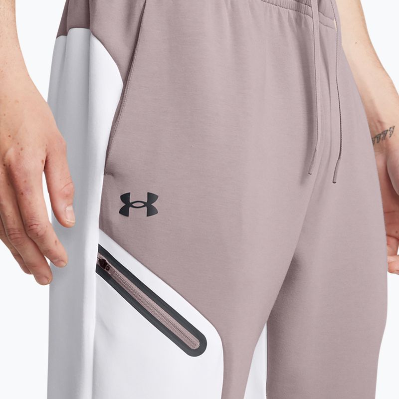 Мъжки панталон Under Armour Unstoppable Fleece tetra gray/white/black 4