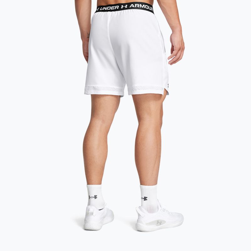 Мъжки тренировъчни шорти Under Armour UA Vanish Woven 6in white/black 3