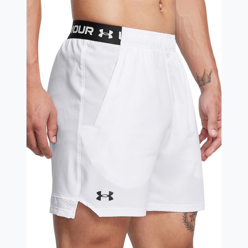 Мъжки тренировъчни шорти Under Armour UA Vanish Woven 6in white/black 4