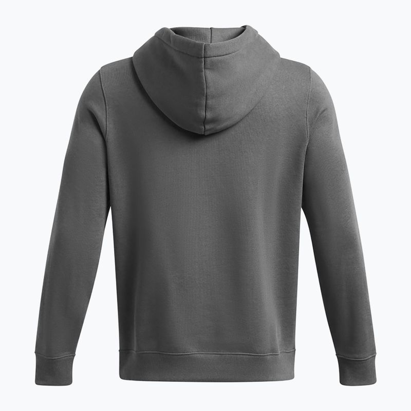 Мъжки суитшърт Under Armour Curry Splash Hoodie castlerock full heather/black 2