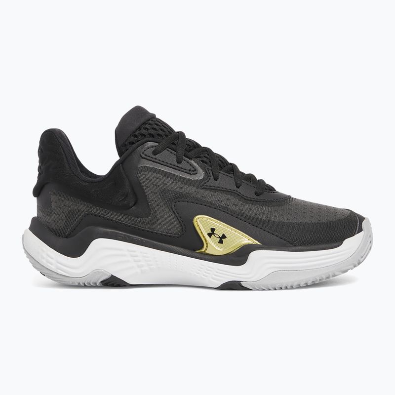 Баскетболни обувки Under Armour Spawn 7 black/metallic gold/black 8