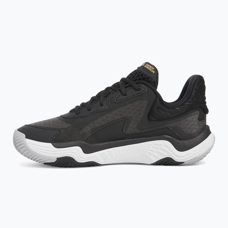 Баскетболни обувки Under Armour Spawn 7 black/metallic gold/black 9