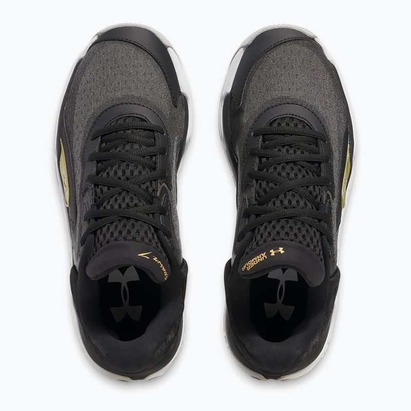 Баскетболни обувки Under Armour Spawn 7 black/metallic gold/black 11