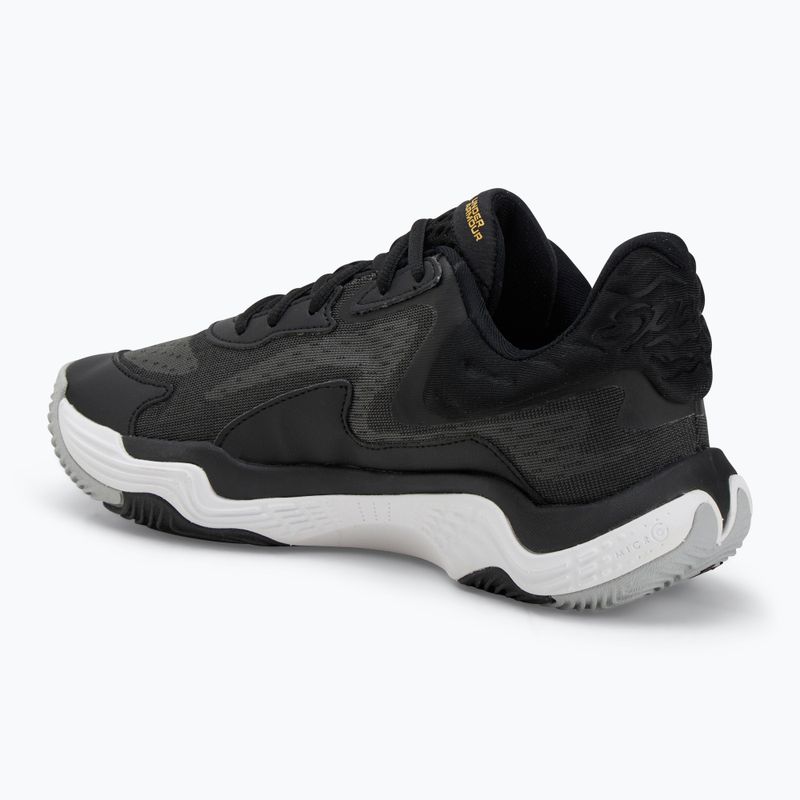 Баскетболни обувки Under Armour Spawn 7 black/metallic gold/black 3