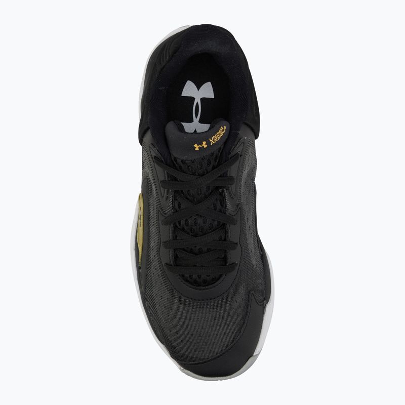 Баскетболни обувки Under Armour Spawn 7 black/metallic gold/black 5
