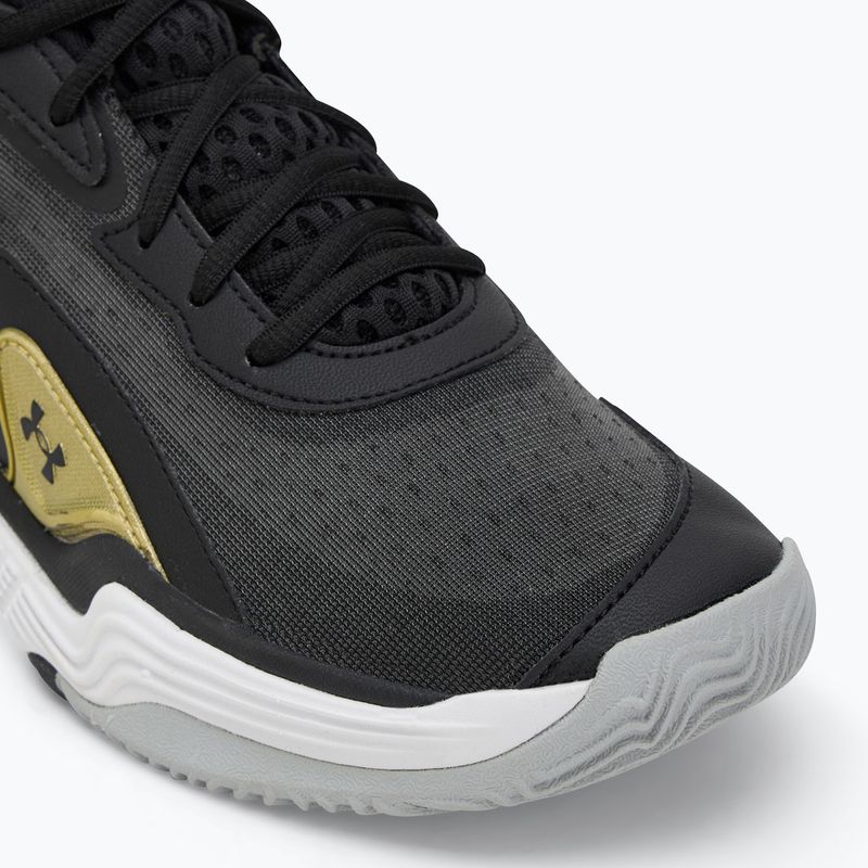 Баскетболни обувки Under Armour Spawn 7 black/metallic gold/black 7