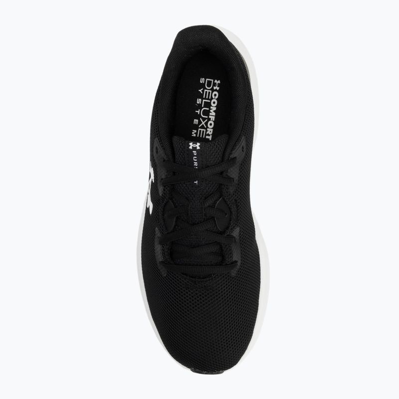 Under Armour Charged Pursuit 4 black/black/white мъжки обувки за бягане 5
