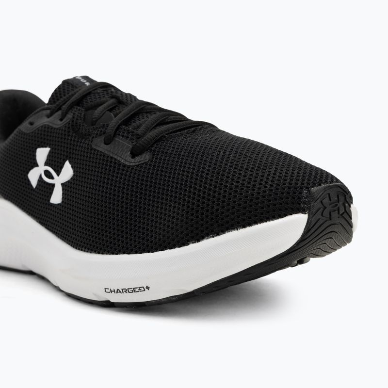 Under Armour Charged Pursuit 4 black/black/white мъжки обувки за бягане 7