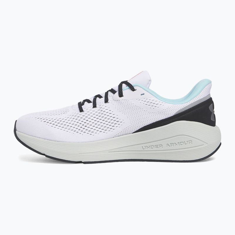 Мъжки обувки за бягане Under Armour Sonic 7 бяло/хидрозелено/металическо сребро 9