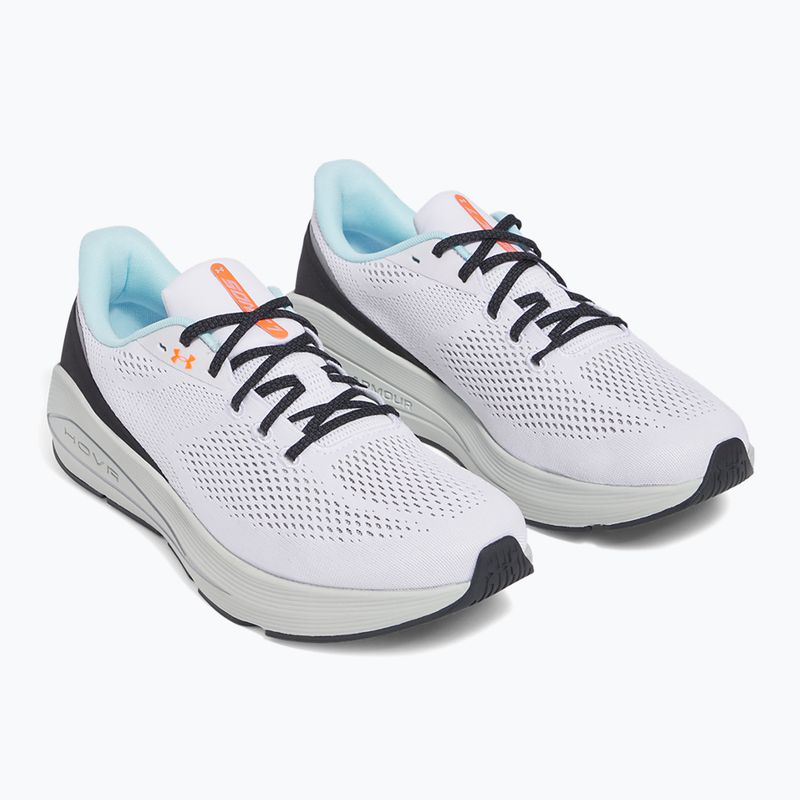 Мъжки обувки за бягане Under Armour Sonic 7 бяло/хидрозелено/металическо сребро 10
