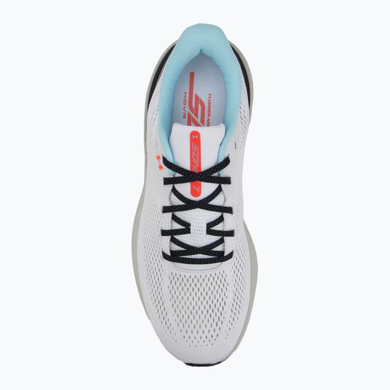 Мъжки обувки за бягане Under Armour Sonic 7 бяло/хидрозелено/металическо сребро 5