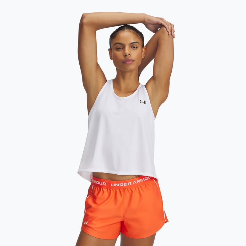 Горнище за тренировка за жени Under Armour Tech Swing Tank white/black
